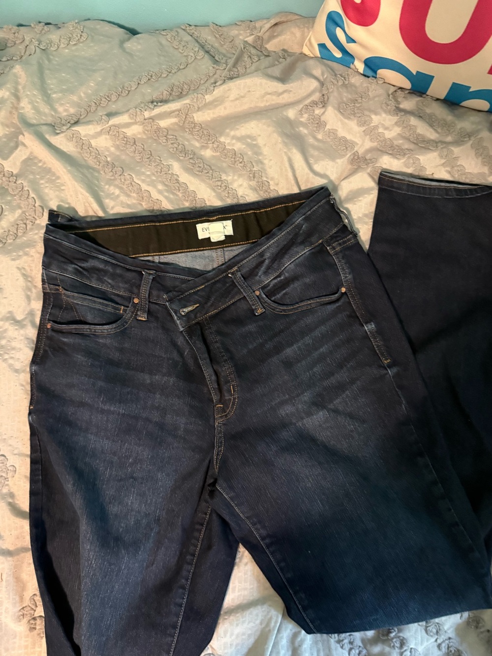 Women's Dark Blue Stretch Jeans Everflex